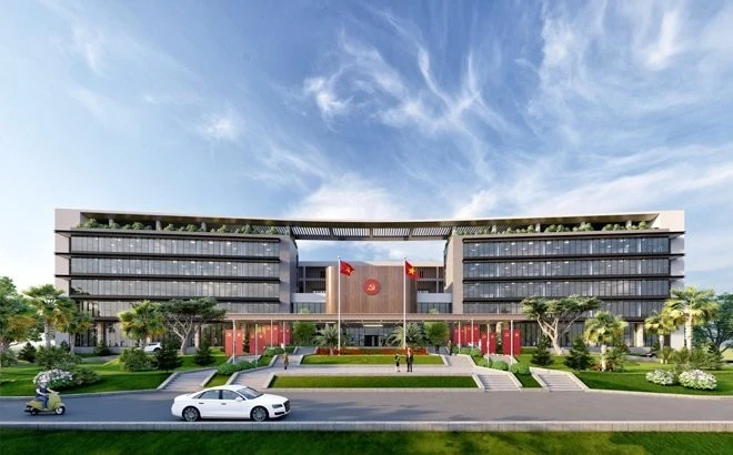 Smart Era cung cấp rèm ngăn cháy cho Trụ sở UBND Yên Bái